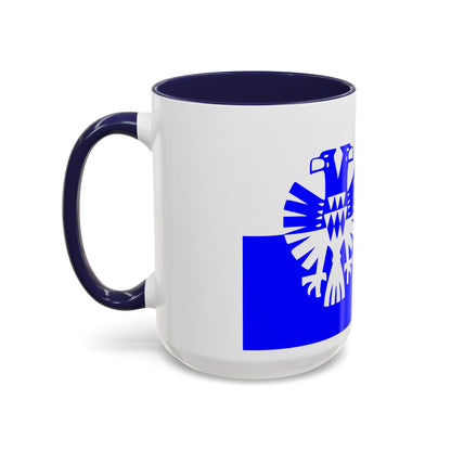 Flag of Arnhem the capital city of the largest province of Gelderland Netherlands - Accent Coffee Mug