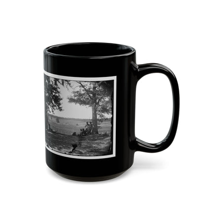 Cedar Mountain, Va. Battlefield Viewed From The West (U.S. Civil War) Black Coffee Mug