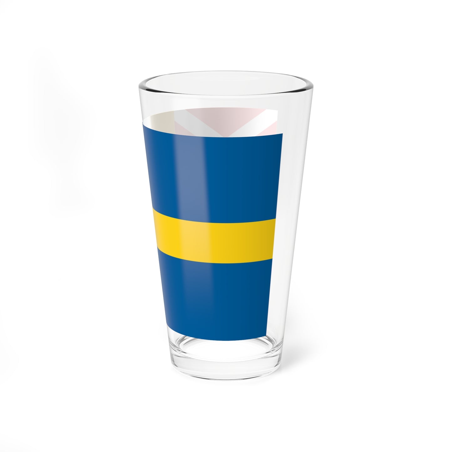 Flag of Sweden 1818-1844 (Estonia) Pint Glass 16oz