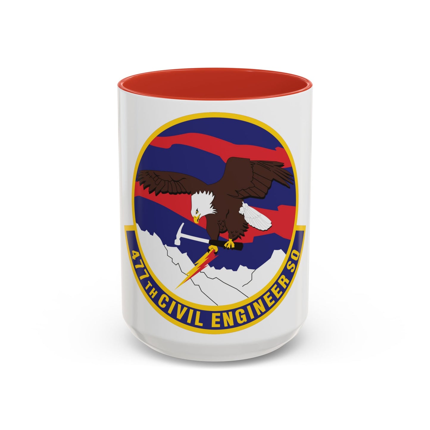 477th Civil Engineer Squadron (U.S. Air Force) Accent Coffee Mug