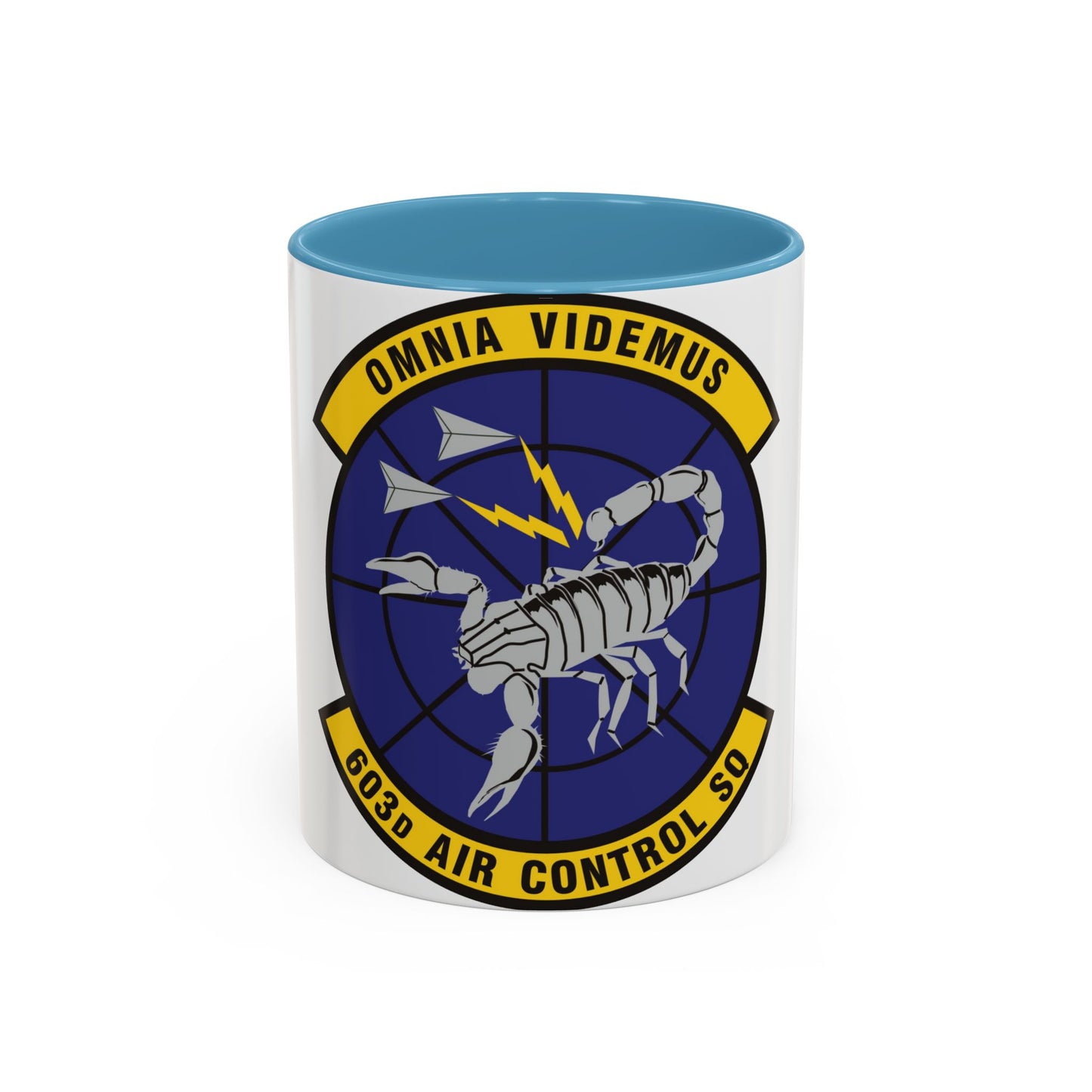 603d Air Control Squadron (U.S. Air Force) Accent Coffee Mug