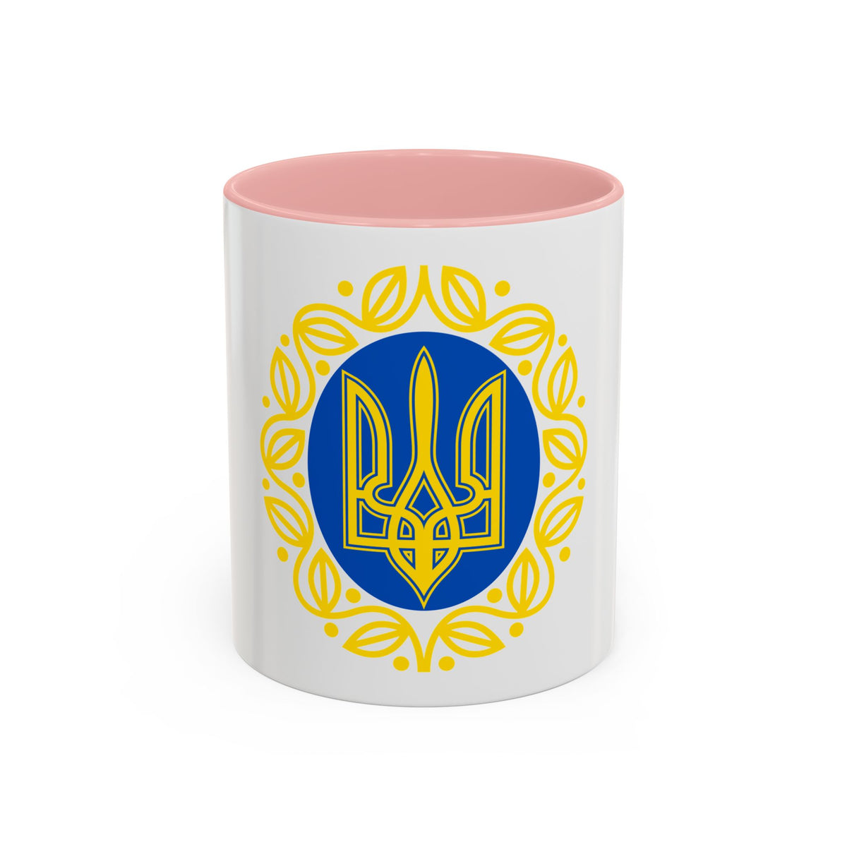 Coat of arms of Ukrainian People's Republic - Accent Coffee Mug