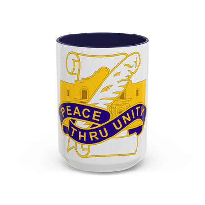321 Civil Affairs Brigade 2 (U.S. Army) Accent Coffee Mug