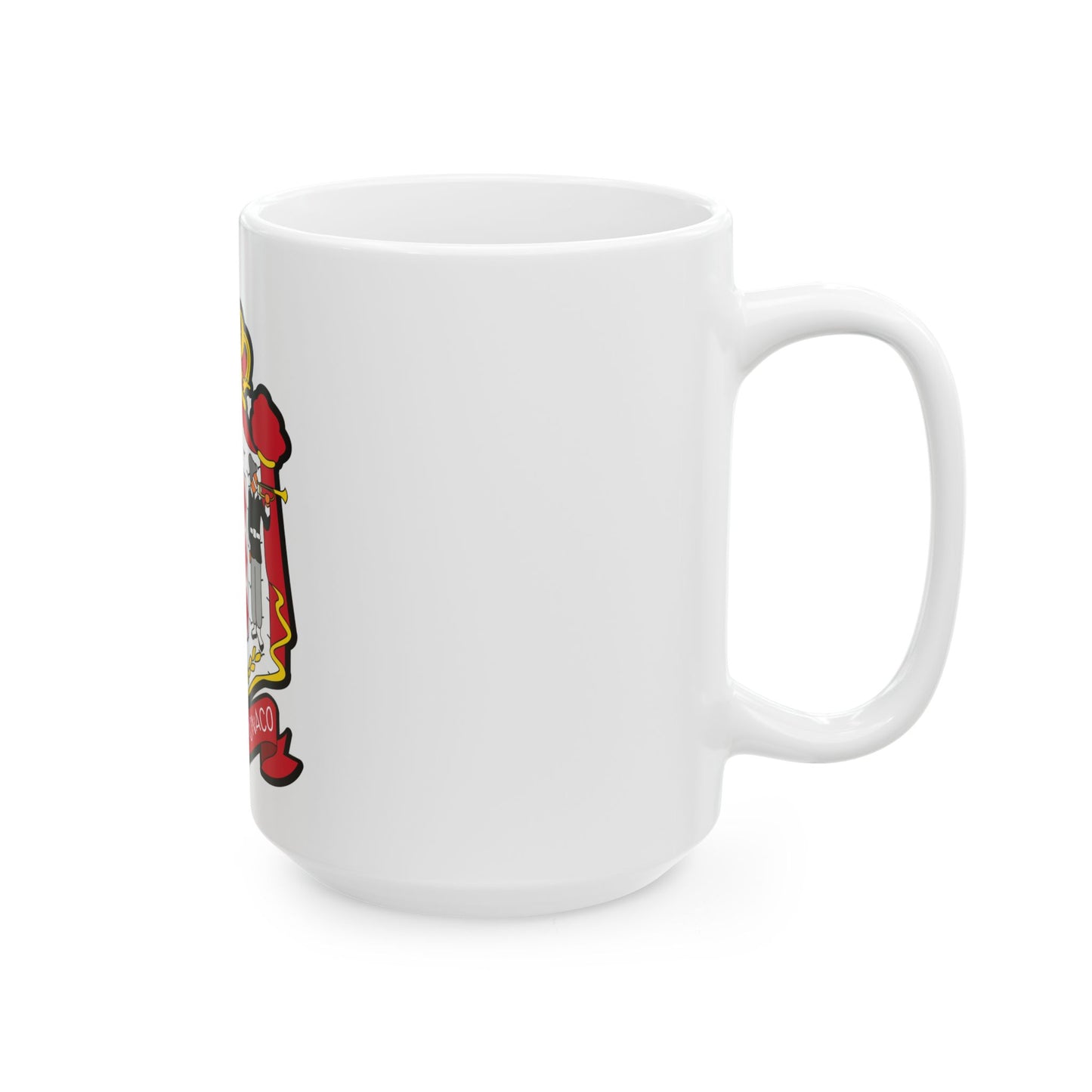 Coat of arms of Monaco - White Coffee Mug