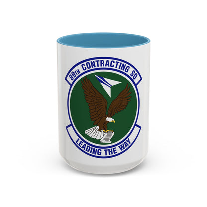 89th Contracting Squadron (U.S. Air Force) Accent Coffee Mug