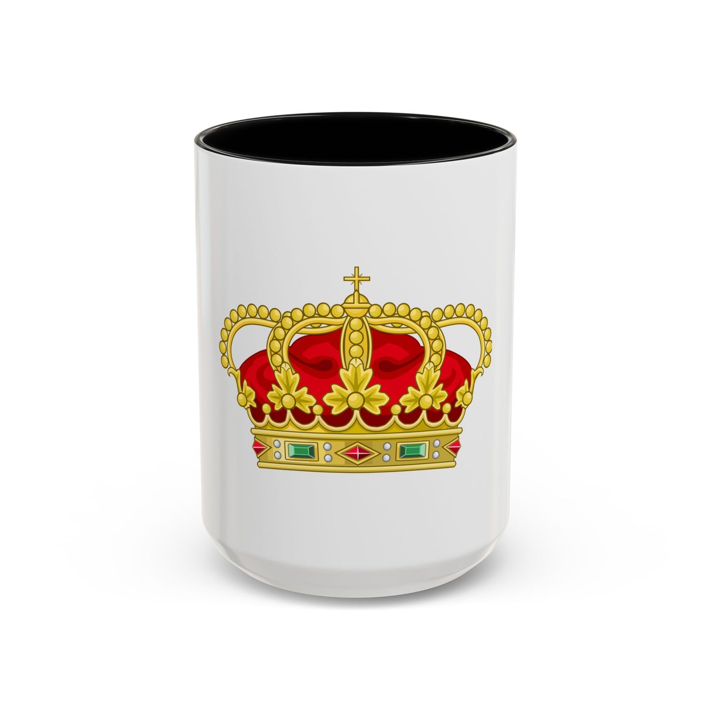 Heraldic Royal Crown of Portugal - Eight Arches - Accent Coffee Mug