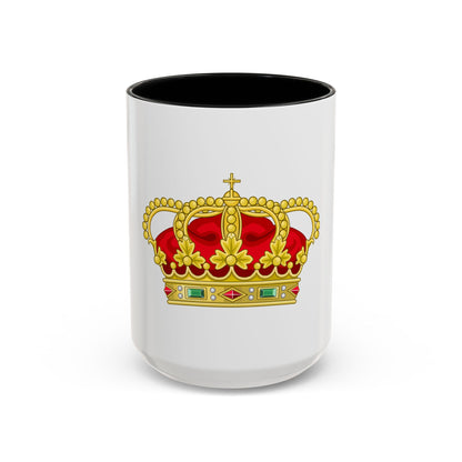 Heraldic Royal Crown of Portugal - Eight Arches - Accent Coffee Mug