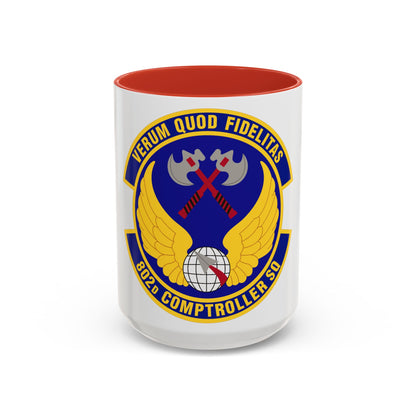 802d Comptroller Squadron (U.S. Air Force) Accent Coffee Mug