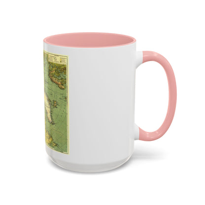 Arctic Regions (1925) (Map) Accent Coffee Mug