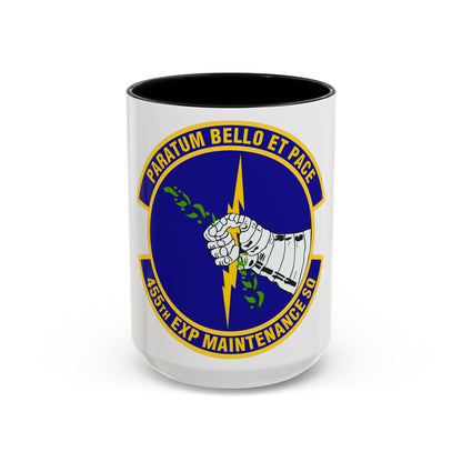 455th Expeditionary Maintenance Squadron (U.S. Air Force) Accent Coffee Mug