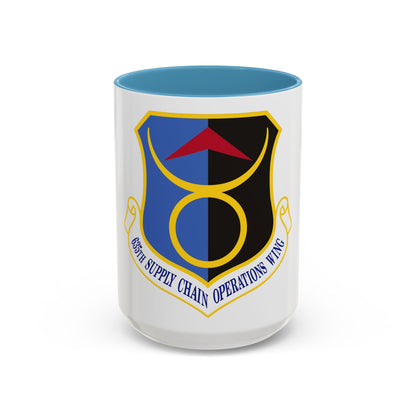 635th Supply Chain Operations Wing (U.S. Air Force) Accent Coffee Mug