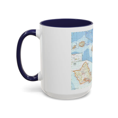 USA - Hawaii (1960) (Map) Accent Coffee Mug