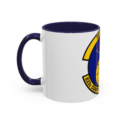 633d Comptroller Squadron (U.S. Air Force) Accent Coffee Mug