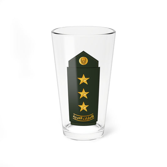 08 UAEA CAPT (United Arab Emirates) (Military Rank) Pint Glass 16oz
