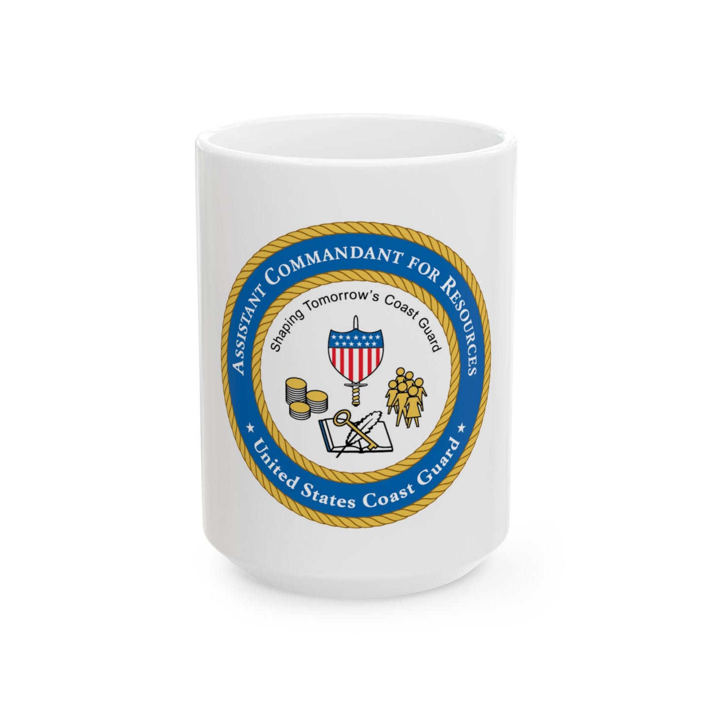 USCG Asst Commandant for Resources (U.S. Coast Guard) White Coffee Mug