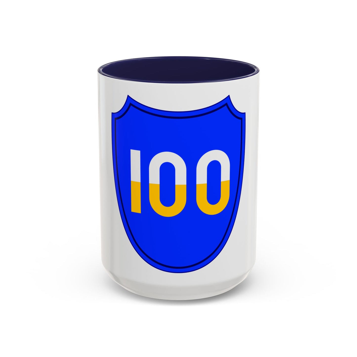 100th Infantry Division SSI (U.S. Army) Accent Coffee Mug