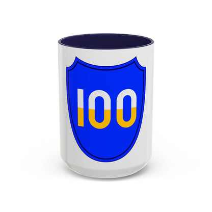 100th Infantry Division SSI (U.S. Army) Accent Coffee Mug