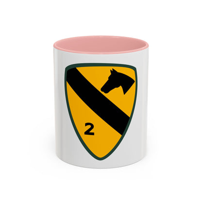 2nd Brigade 1st Cavalry Division (U.S. Army) Accent Coffee Mug