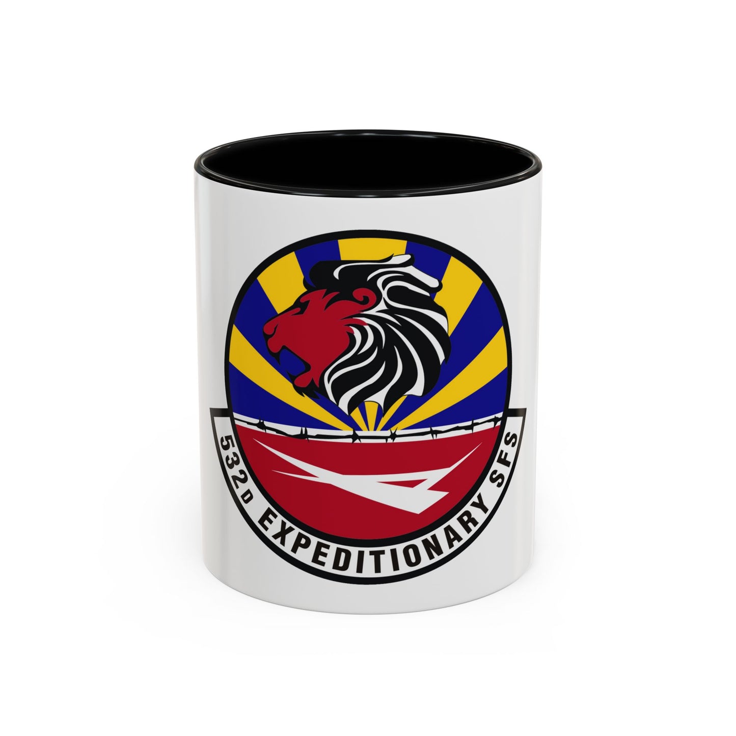 532d Expeditionary Security Forces Squadron (U.S. Air Force) Accent Coffee Mug