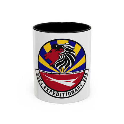 532d Expeditionary Security Forces Squadron (U.S. Air Force) Accent Coffee Mug