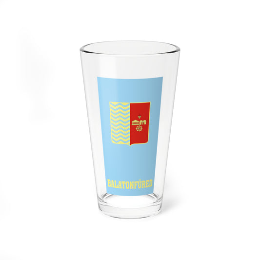 Flag of Balatonfured (Hungary) Pint Glass 16oz