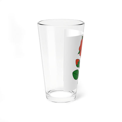 CHE Bruettisellen Flag (Switzerland) Pint Glass 16oz