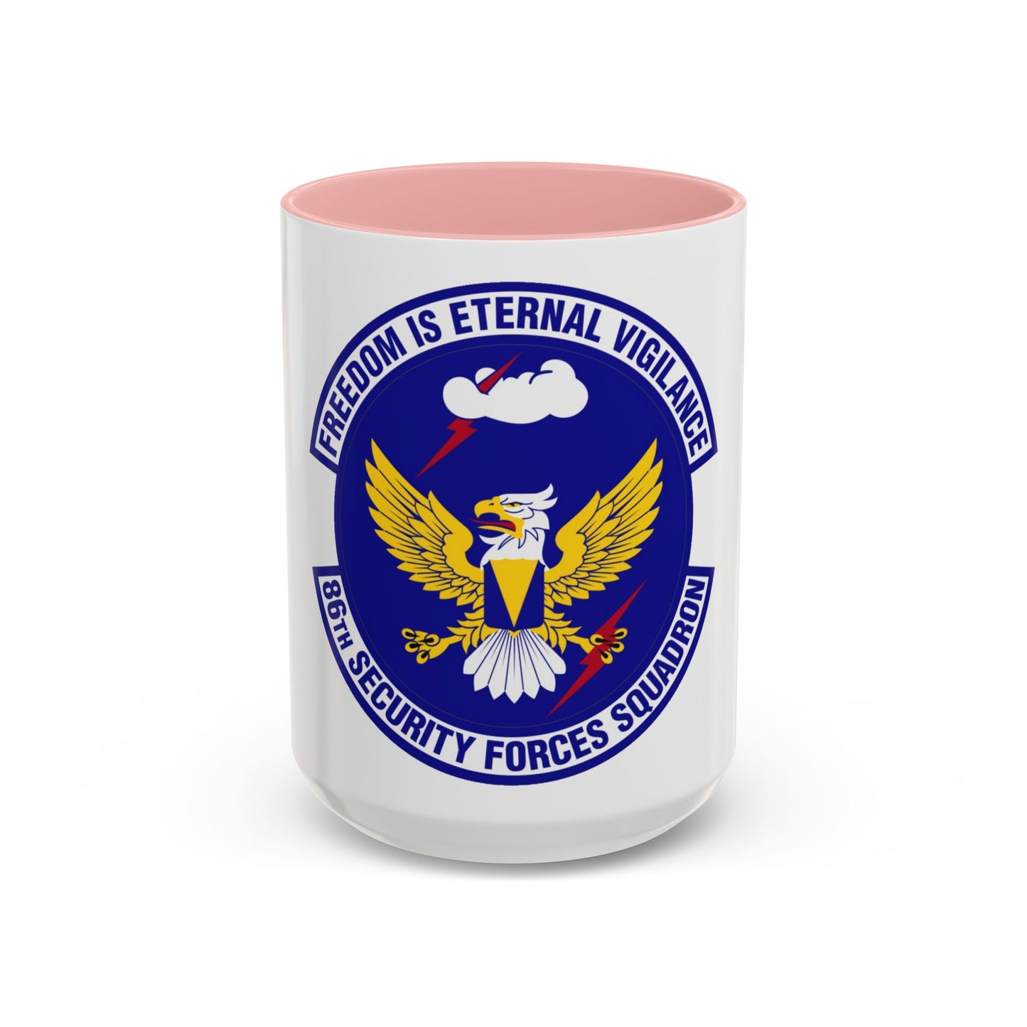 86 Security Forces Squadron USAFE (U.S. Air Force) Accent Coffee Mug