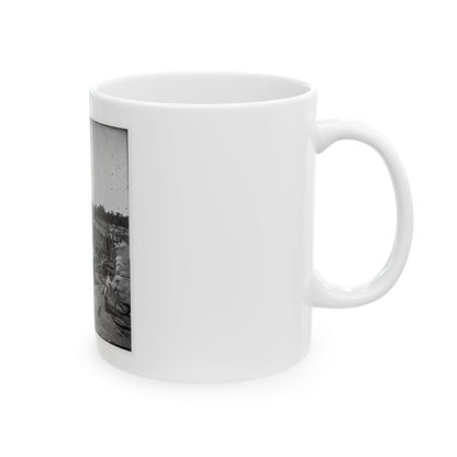 Atlanta, Georgia. Confederate Fort In Front Of Atlanta-2 (U.S. Civil War) White Coffee Mug
