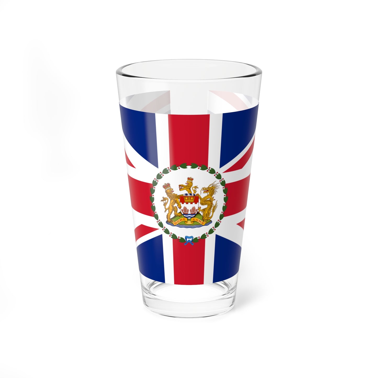 Flag of the Governor of Hong Kong 1959-1997 (China) Pint Glass 16oz