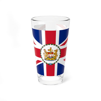 Flag of the Governor of Hong Kong 1959-1997 (China) Pint Glass 16oz