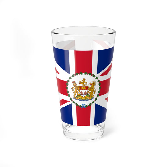 Flag of the Governor of Hong Kong 1959-1997 (China) Pint Glass 16oz