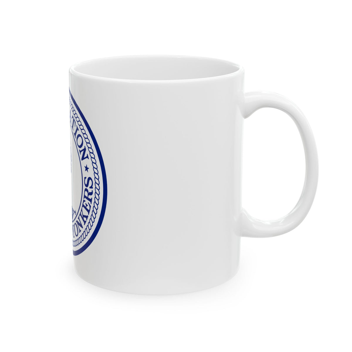Seal of Yonkers New York - White Coffee Mug