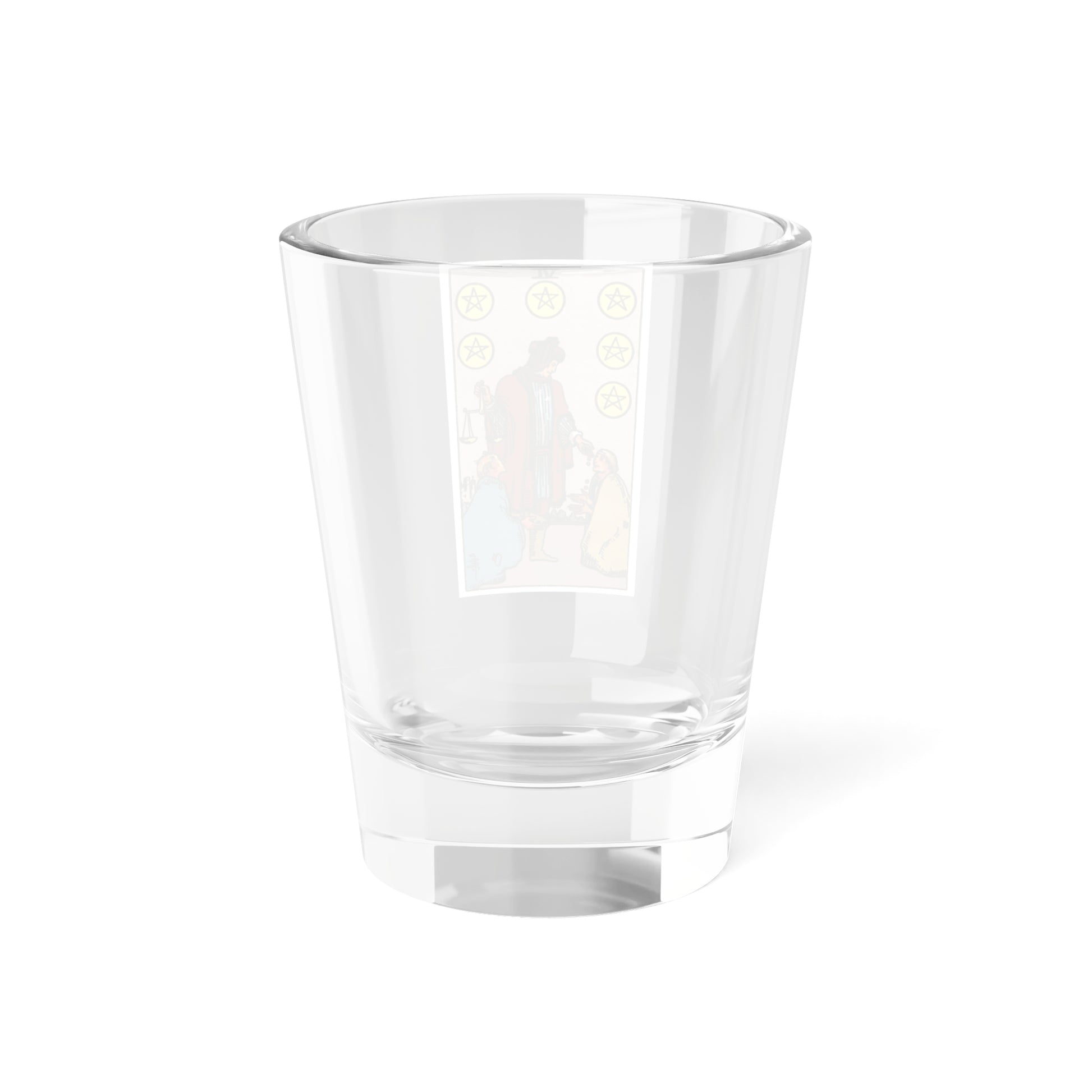 The 6 of Pentacles (Tarot Card) Shot Glass 1.5oz-Go Mug Yourself