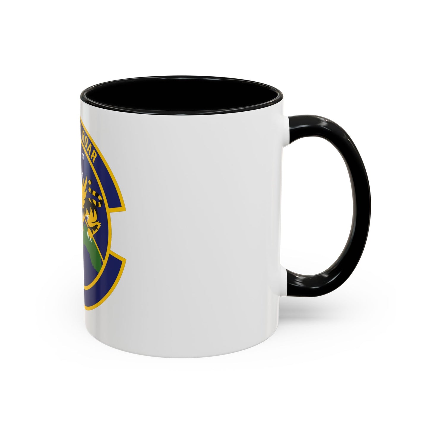 614 Air and Space Communications Squadron AFSPC (U.S. Air Force) Accent Coffee Mug