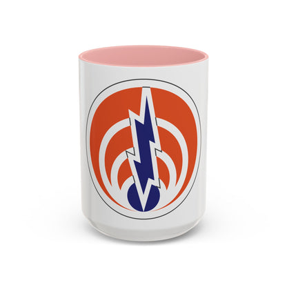 1st Signal Command (U.S. Army) Accent Coffee Mug