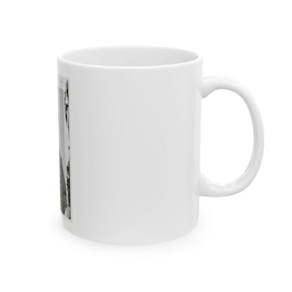 Portrait Of Maj. Gen. Daniel E. Sickles, Officer Of The Federal Army (U.S. Civil War) White Coffee Mug