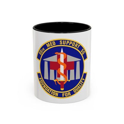 55th Medical Support Squadron (U.S. Air Force) Accent Coffee Mug