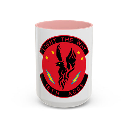 16TH ACCS (U.S. Air Force) Accent Coffee Mug
