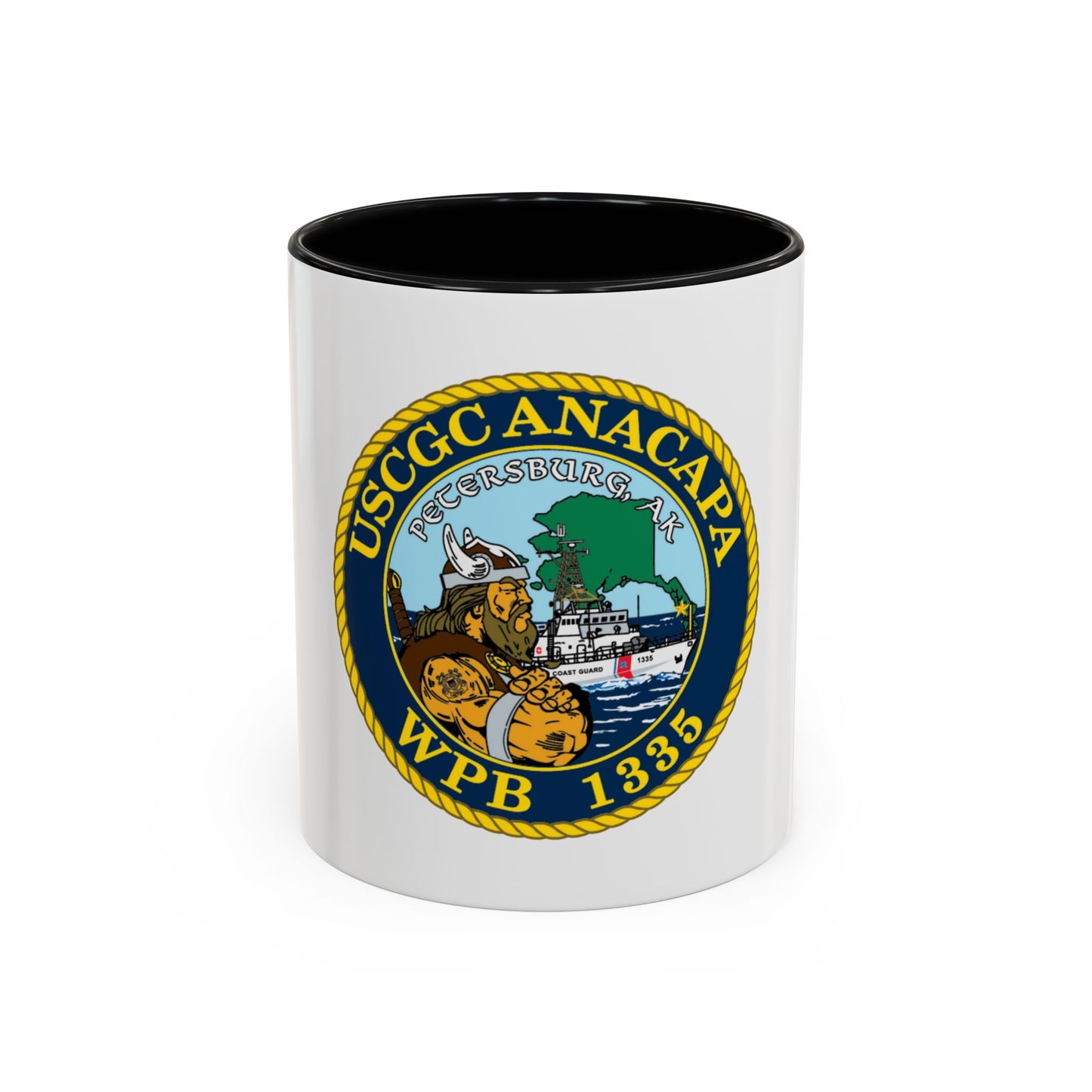 USCGC Anacapa WPB 1335 Petersburg AK (U.S. Coast Guard) Accent Coffee Mug