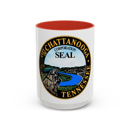 Seal of Chattanooga Tennessee - Accent Coffee Mug