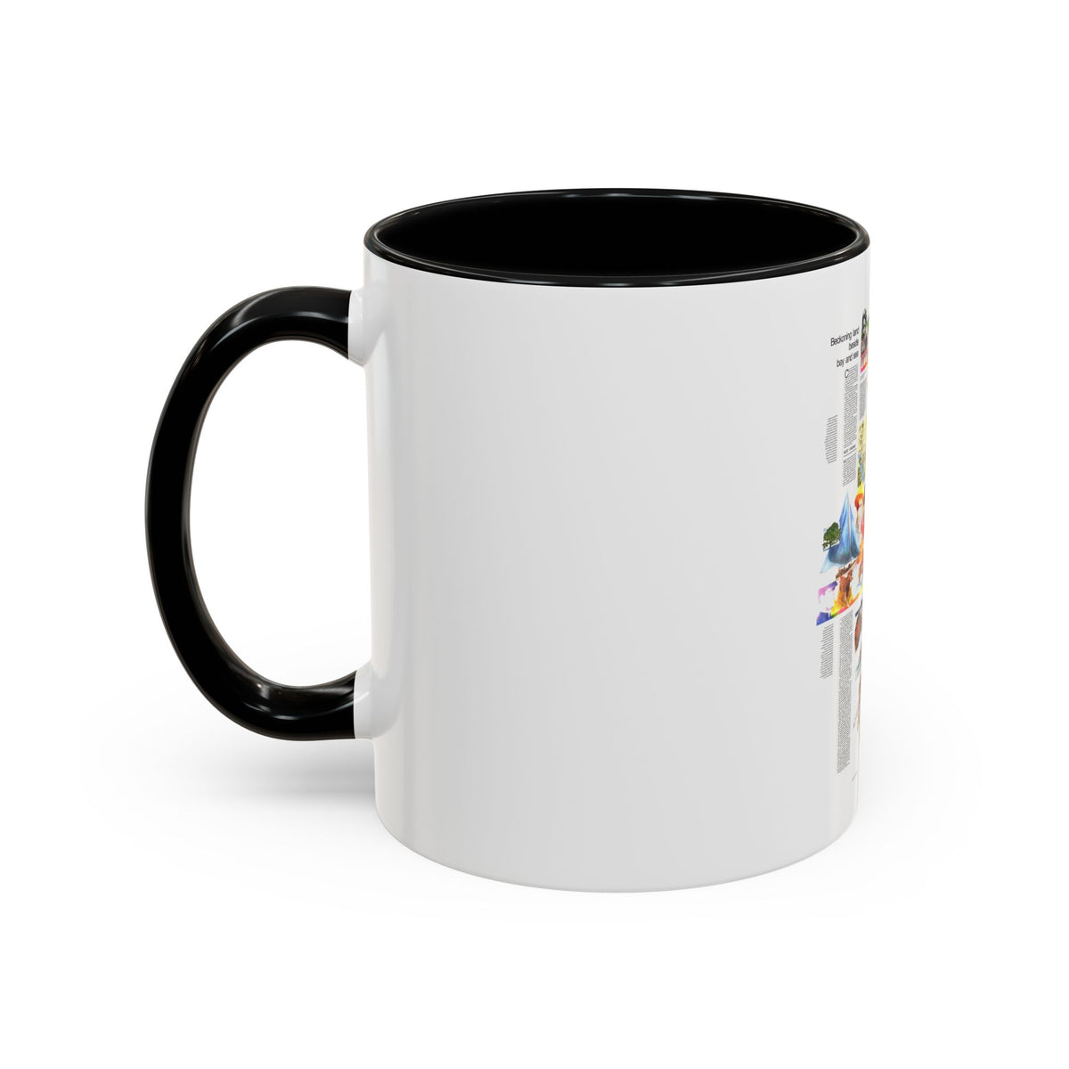 USA - Mid-Atlantic States 2 (1976) (Map) Accent Coffee Mug