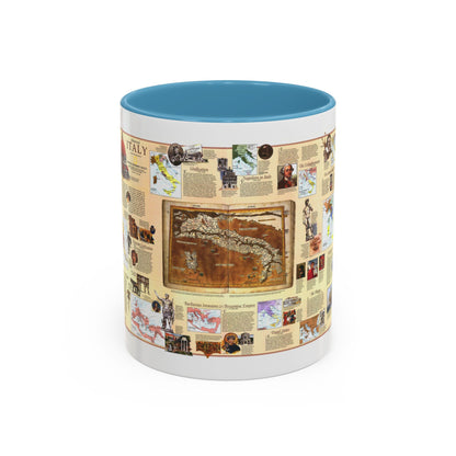 Italy - Historical (1995) (Map) Accent Coffee Mug
