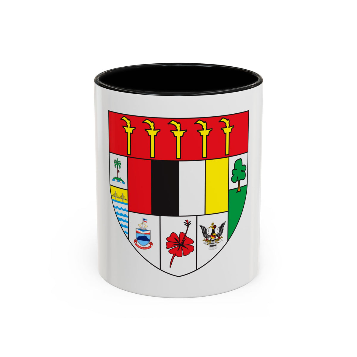 Arms of Malaysia - Accent Coffee Mug