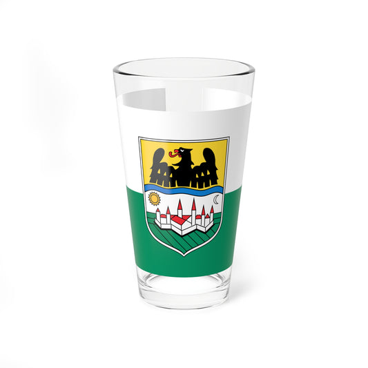 Flag of Danube Swabians (Hungary) Pint Glass 16oz