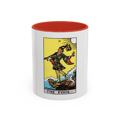 The Fool (Tarot Card) Accent Coffee Mug