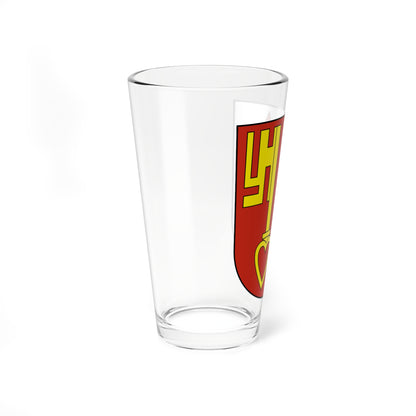 Vorderthal-blazon (Switzerland) (Coat of Arms) Pint Glass 16oz