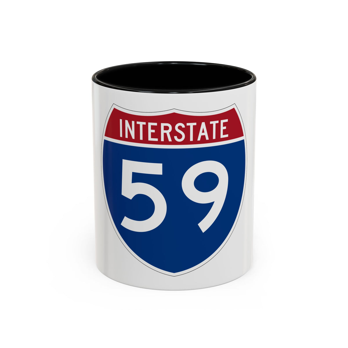 Interstate 59 (U.S. Highways) Accent Coffee Mug