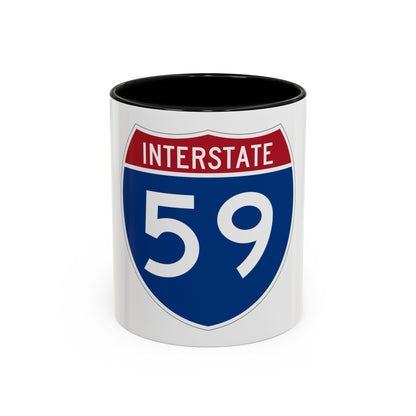 Interstate 59 (U.S. Highways) Accent Coffee Mug