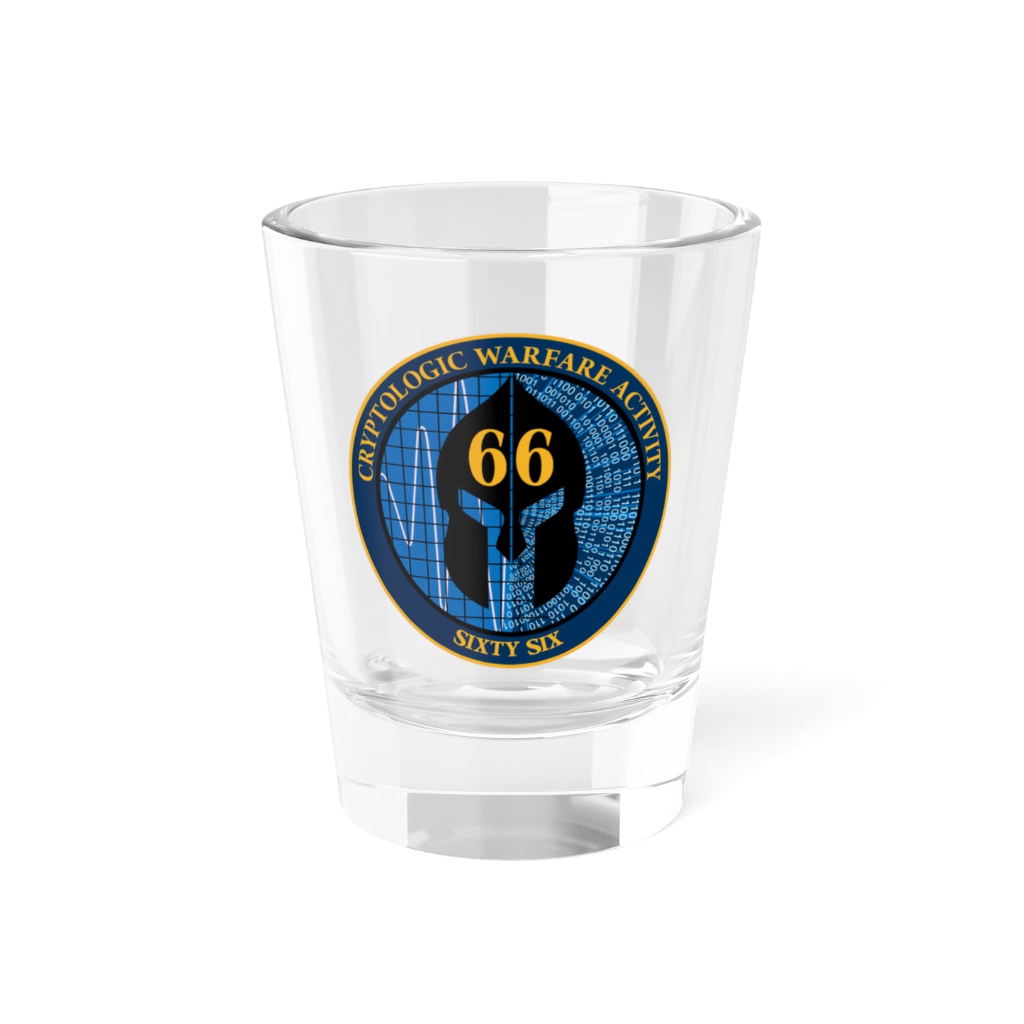 Verre à liqueur Cryptologic Warfare Activity 66 (US Navy) 1,5 oz