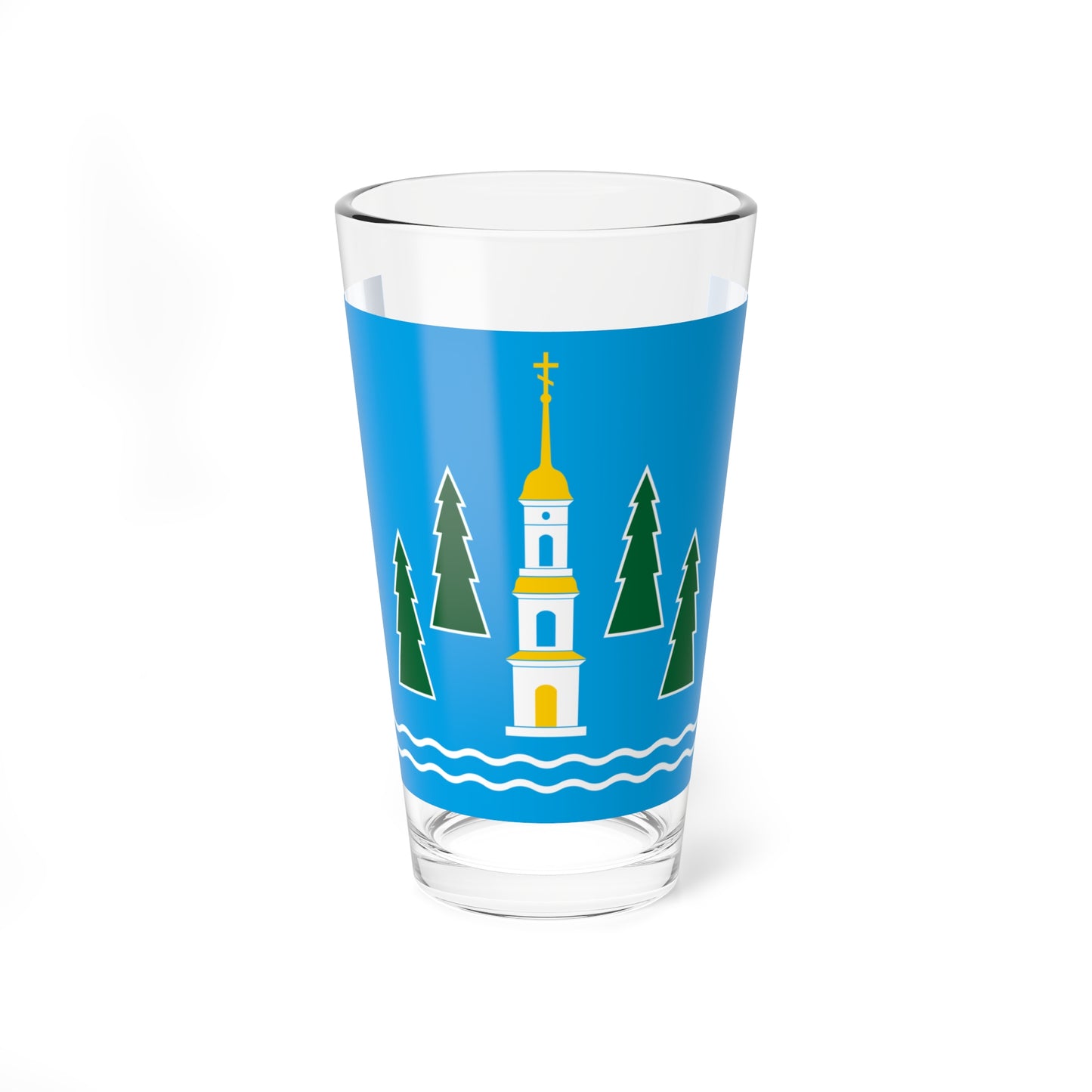 Flag of Ramensky rayon (Russia) Pint Glass 16oz